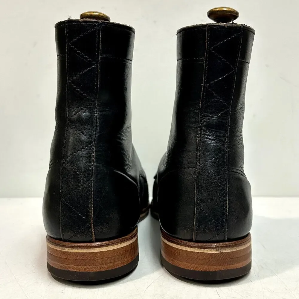 NEW HEELS Rancourt & Co. x Helm Wells Cap Toe Service Boot Horween Maine USA 9 D